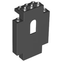 Panel 2 x 5 x 6 Wall with Window, 4444 Black U