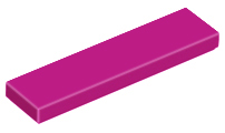 Tile 1 x 4, 2431 Magenta N