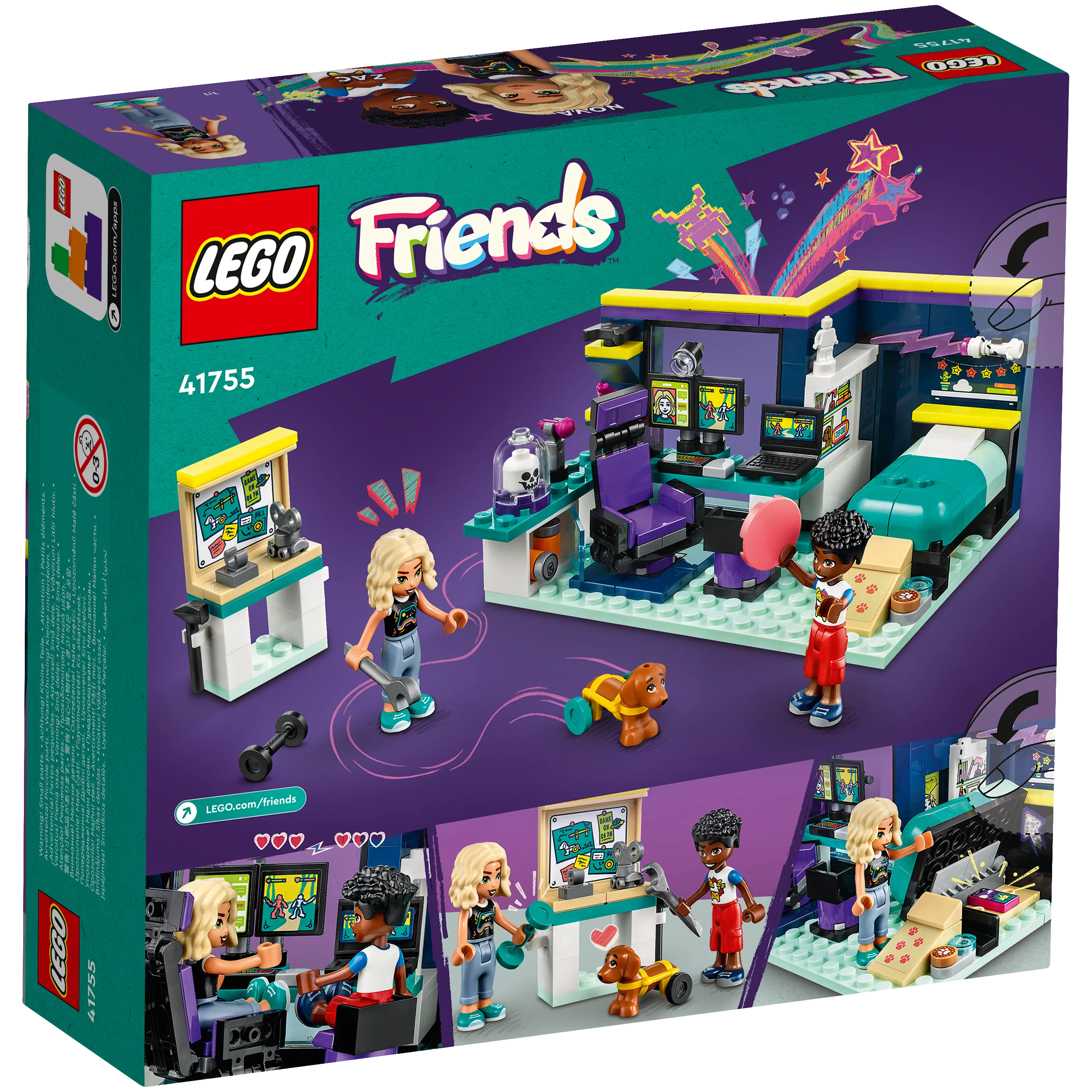 Конструктор LEGO Friends 41755 Комната Новы в магазине Shop-device