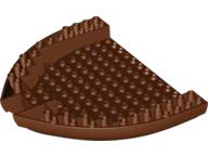 Boat, Hull Brick 16 x 13 x 2, 64651 Reddish Brown U