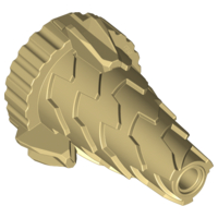Cone Spiral Jagged - Step Drill, 64713 Tan U