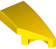 Wedge 2 x 1 x 2/3 Right, 29119 Yellow U