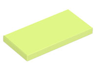 Tile 2 x 4, 87079 Yellowish Green N