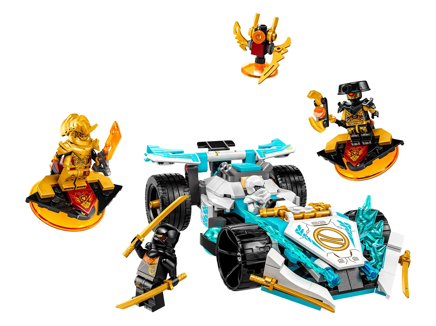 コウ Конструктор LEGO Ninjago 71791 Гоночная машина Сила Дракона Зейна