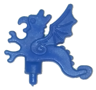 Minifigure, Plume Dragon, x47 Blue U