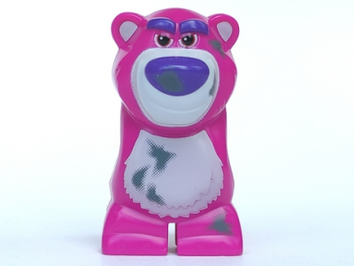 Bear Body 'Lotso' with Dirt Pattern, 90187c01pb02 Magenta U