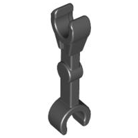 Arm Mechanical, Straight with Clips at 90 degrees (Vertical Grip), 59230 Black U