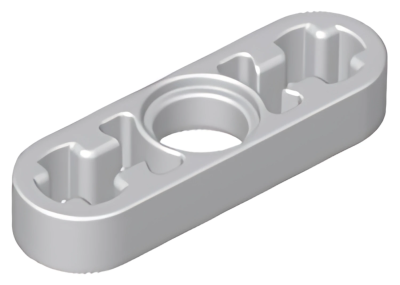 Деталь LEGO Technic, Liftarm Thin 1 x 3 - Axle Holes 6632 Light Bluish Gray U
