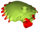 Plant Venus Flytrap Half with Marbled Red Spikes Pattern, 29112pb01  