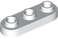 Plate, Round 1 x 3 with Open Studs, 77850 White N