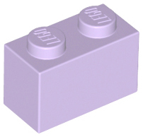 Brick 1 x 2, 3004 Lavender U