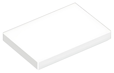 Деталь LEGO Tile 2 x 3 26603 White N