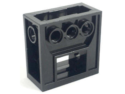 Technic, Gearbox 2 x 4 x 3 1/3, 6588 Black U
