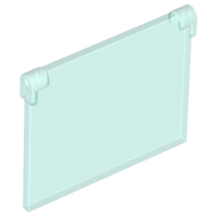 Glass for Window 1 x 4 x 3 - Opening, 60603 Trans-Light Blue U
