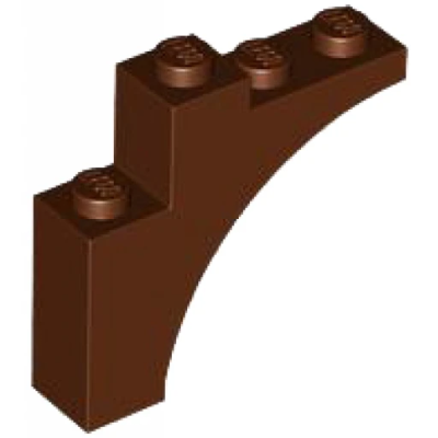 Arch 1 x 4 x 3, 80543 Reddish Brown N