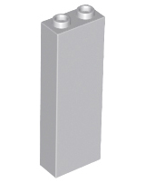 Деталь Lego Brick 1 x 2 x 5 - Blocked Open Studs or Hollow Studs 2454 Light Bluish Gray N