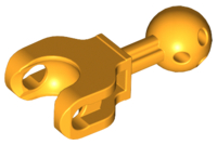 Hero Factory Arm / Leg with Ball Joint on Axle and Ball Socket, Short 90611 Bright Light Orange U