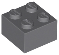 Brick 2 x 2, 3003 Dark Bluish Gray U