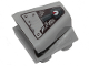 Vehicle, Air Scoop Engine Top 2 x 2 with Gears, Metal Plate and Gauge Pattern (Sticker) - Set 70419, 50943pb11  