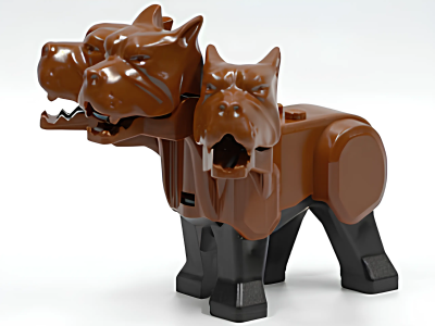 Dog, Harry Potter, Three-Headed (Fluffy), 40245c00 Brown U