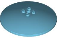Dish 8 x 8 Inverted (Radar) - Solid Studs, 3961 Medium Azure N