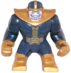 Минифигурка Lego Super Heroes Thanos - Large Figure, Dark Blue Arms, Pearl Gold Armor with Helmet sh230
