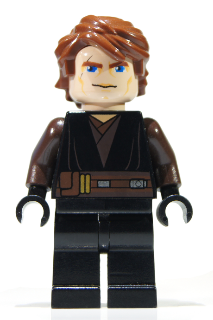 Минифигурка Lego Anakin Skywalker - Large Eyes, Dark Brown Arms sw0317