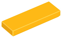 Tile 1 x 3, 63864 Bright Light Orange U