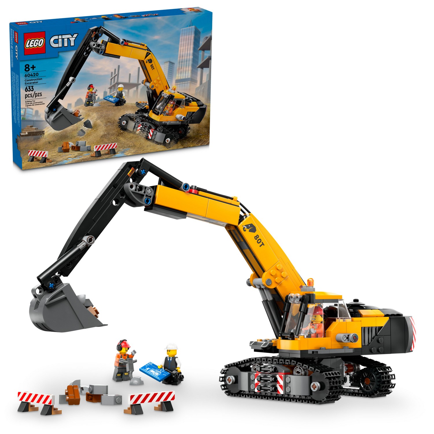 Конструктор LEGO City 60420 Строительный экскаватор в магазине Shop-device