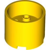 Brick, Round 3 x 3 x 2 with Recessed Center and Axle Hole, 73111