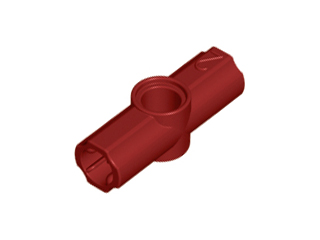 Technic, Axle and Pin Connector Angled #2 - 180 degrees, 32034 Dark Red U