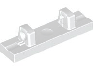 Hinge Tile 1 x 4 Locking Dual 1 Finger on Top, 44822 White N