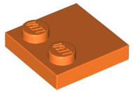 Tile, Modified 2 x 2 with Studs on Edge, 33909 Orange N