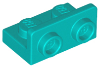 Деталь Lego Скоба Bracket 1 x 2 - 1 x 2 Inverted 99780 Dark Turquoise N