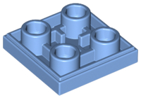 Tile, Modified 2 x 2 Inverted, 11203 Medium Blue N