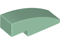 Slope, Curved 3 x 1, 50950 Sand Green N