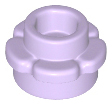 Plate, Round 1 x 1 with Flower Edge (5 Petals), 24866 Lavender N