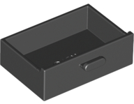 Container, Cupboard 2 x 3 Drawer, 4536 Black N