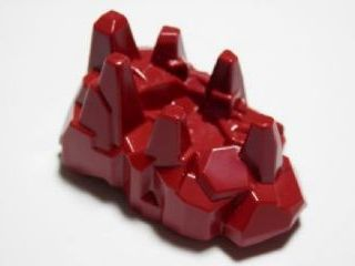 Hero Factory Armor with Rock Spikes, 11268 Dark Red U