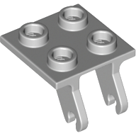 Plate, Modified 2 x 2 Thin with Plane Single Wheel Holder  N