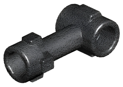 Деталь Lego Bar 1L with Top Stud and 2 Side Studs (Connector Perpendicular) 92690 Pearl Dark Gray U