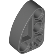 Technic, Liftarm, Modified L-Shape Quarter Ellipse Thick 2 x 3, 71708 Dark Bluish Gray N