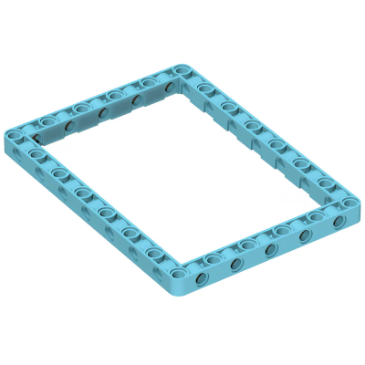 Деталь LEGO Technic, Liftarm, Modified Frame Thick 11 x 15 Open Center 39790 Medium Azure N