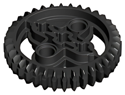 Деталь LEGO Technic, Gear 36 Tooth Double Bevel 32498 Black N