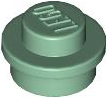 Plate, Round 1 x 1, 4073 Sand Green N