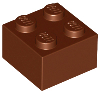 Brick 2 x 2, 3003 Reddish Brown U