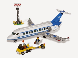 Конструктор LEGO City 3181 Пассажирский самолет