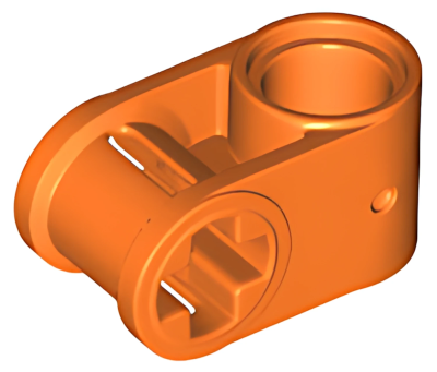 Деталь LEGO Technic, Axle and Pin Connector Perpendicular 6536 Orange U
