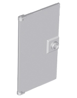 Дверь Lego Door 1 x 4 x 6 with Stud Handle 60616 Light Bluish Gray U