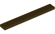 Tile 1 x 8, 4162 Dark Brown N